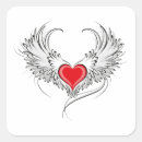 Recherche de ailes carrés autocollants Ange