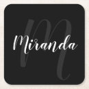 Recherche de initiales dessous de verres Famille