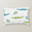 Recherche de crocodile coussins Aquarelle
