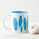 Recherche de feather tasses Bleu