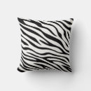 Recherche de zèbre noir et blanc coussins Imprimer