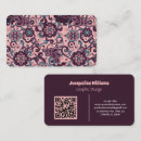 Recherche de 60s cartes visite Floral