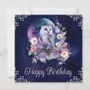 Recherche de hibou vintage vœux cartes Aquarelle
