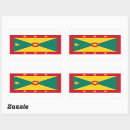 Recherche de drapeau de grenade autocollants Grenadien