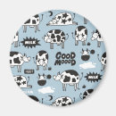 Recherche de vache noire et blanche magnets Animal de ferme