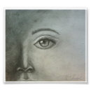 Recherche de visage abstrait posters Foncé