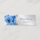 Recherche de orchidée bleue cartes visite Floral