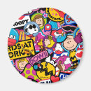 Recherche de maison bande dessinée magnets Charles schulz