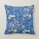 Recherche de bleu marine profond coussins Bleu et blanc