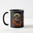 Recherche de de pleine lune tasses Hibou