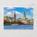 Recherche de hambourg allemagne cartes postales Aquarelle