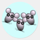 Recherche de souris de bande dessinée autocollants Humour