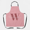 Recherche de monogramme rose tabliers Mignon