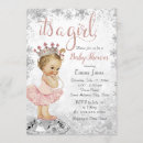 Recherche de snowflake baby shower invitations Argent