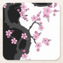 Recherche de sakura dessous de verres Oriental