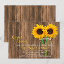 Recherche de sunflower 11x16 invitations Rustique
