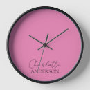 Recherche de minimaliste horloges Rose