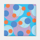 Recherche de motif coloré magnets Rétro