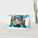 Recherche de poisson chat vœux cartes Animaux domestiques