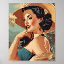 Recherche de pin up vintage posters Femme