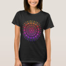 Recherche de mandala coloré tshirts Fleur