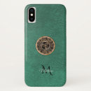 Recherche de cuir vert iphone coques Monogramme