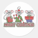 Recherche de souris de noël autocollants Animal