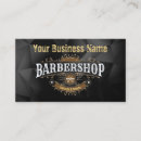Recherche de barbershop cartes visite Vintage