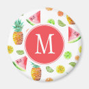 Recherche de motif d ananas magnets Aquarelle