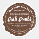 Recherche de brun chocolat autocollants Aquarelle