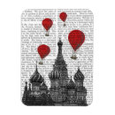 Recherche de ballon rouge magnets Montgolfière