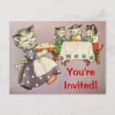 Recherche de chaton vintage invitations Animaux