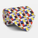 Recherche de couleurs primaires cravates Piet mondrian