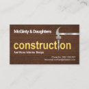 Recherche de marteau et clous cartes visite Entrepreneur