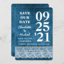 Recherche de blue denim invitations Rustique
