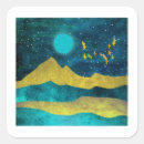 Recherche de paysage abstrait autocollants Arbres