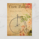 Recherche de vintage vélo cartes postales Penny farthing