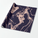 Recherche de marbre papier cadeau Bleu marine