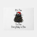 Recherche de noël paillassons Noir