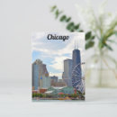 Recherche de chicago il cartes postales Illustration