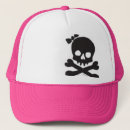 Recherche de fille de crâne casquettes Rose