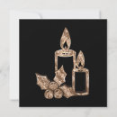 Recherche de bougie noël cartes Houx