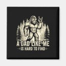 Recherche de bigfoot drôle magnets Papa