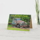 Recherche de vieux camion vœux cartes Vert