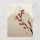 Recherche de illustration japonaise cartes postales Mont fuji