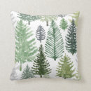 Recherche de hiver coussins Pins