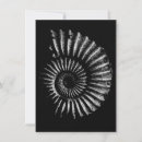 Recherche de fossile vœux cartes Ammonite