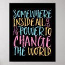 Recherche de changement posters Citation inspirante