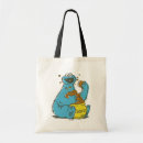 Recherche de cookie monster sesame street tote bags Monstre de cookies