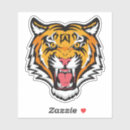 Recherche de tête de tigre autocollants Prédateur